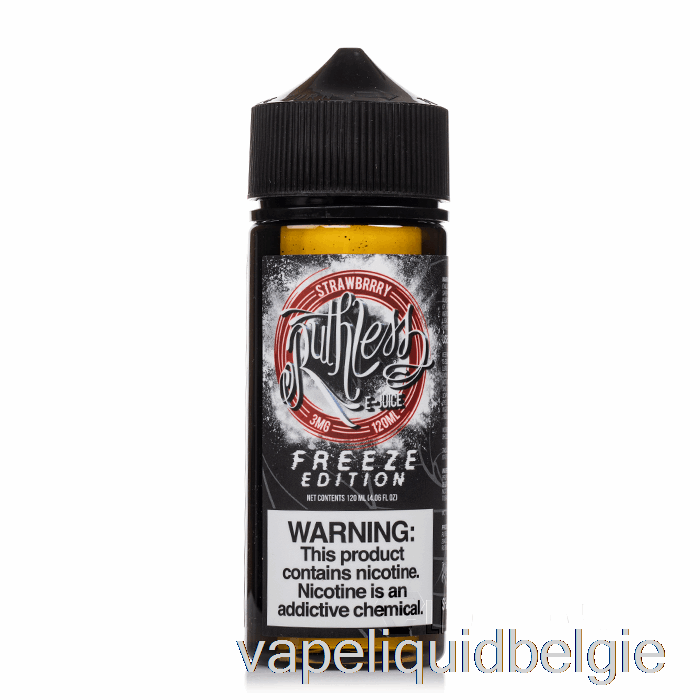 Vape Vloeibare Aardbei - Vrieseditie - Meedogenloze Damp - 120ml 3mg